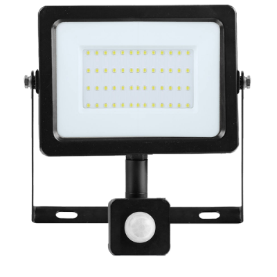Прожектор FL-LED Light-PAD SENSOR 100W Black  AC220-240В (с датчиком)